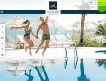 Tablet Screenshot of kusadasigolfsparesort.com